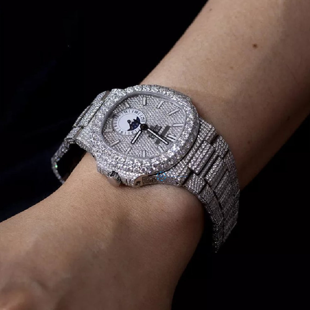 Affordable Luxury Moissanite Diamond Men's Watch