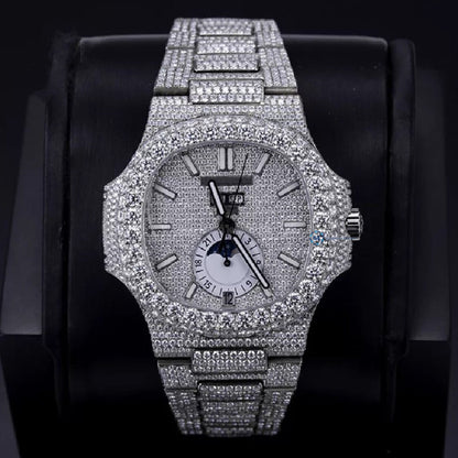 Affordable Luxury Moissanite Diamond Men's Watch