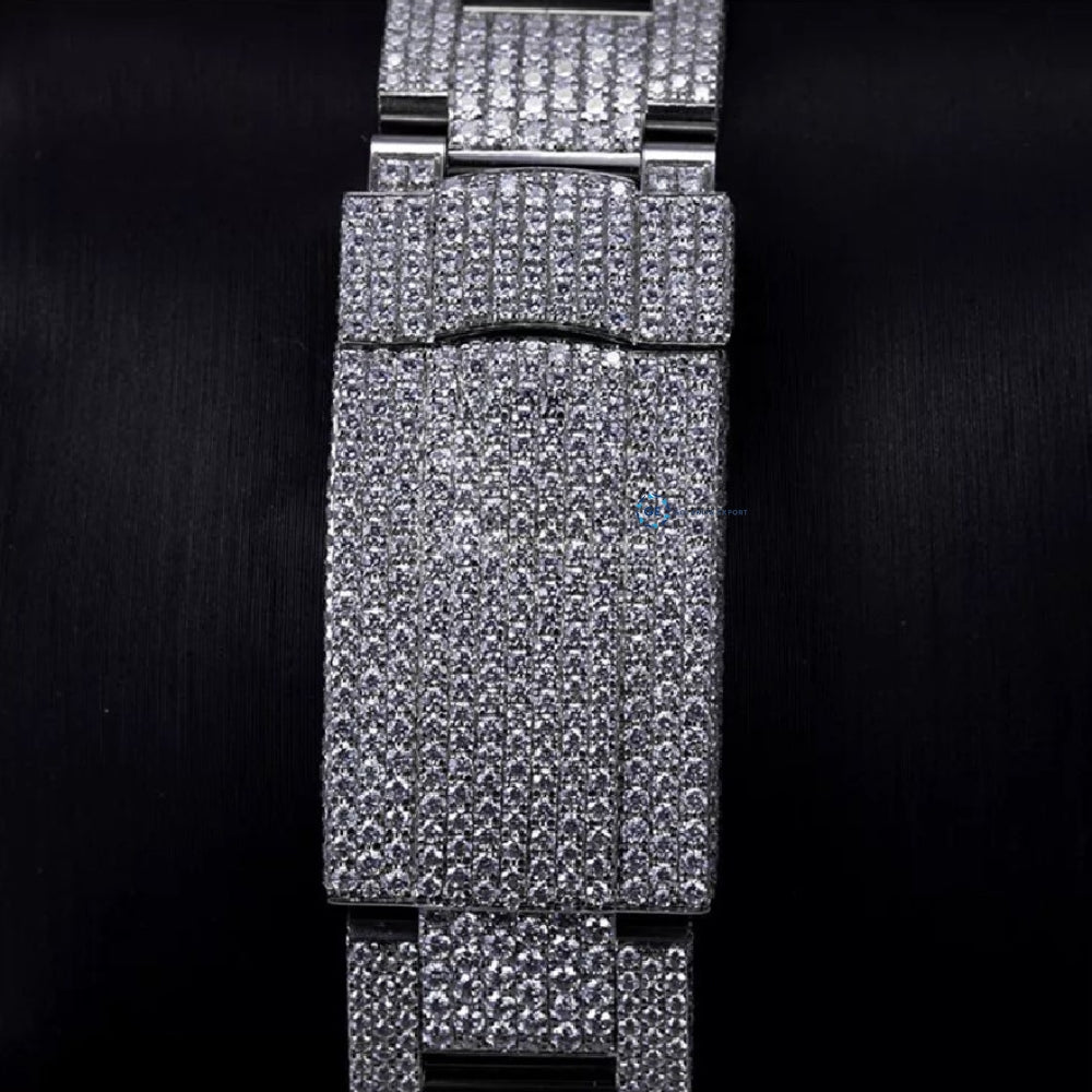 Moissanite Diamond Iced Out Automatic Watch