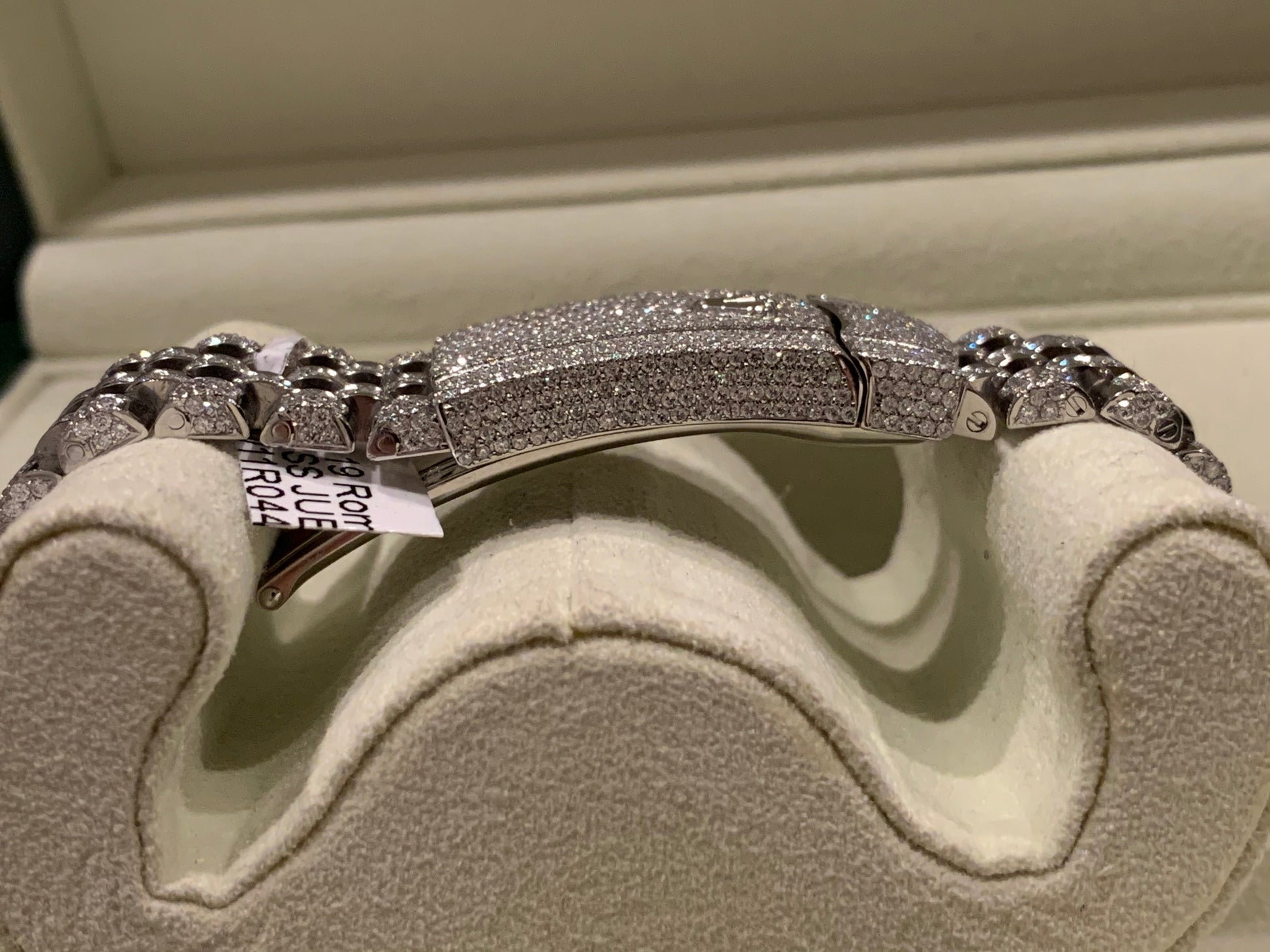 Opulent Rolex Datejust 41mm Diamond Honeycomb Jubilee Stainless Steel Watch