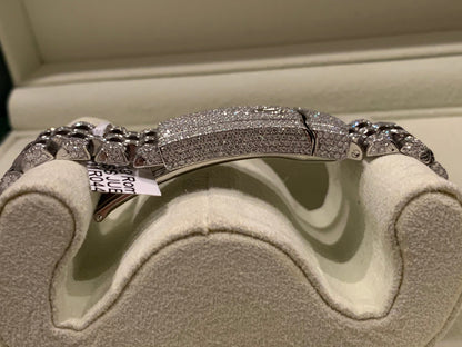 Opulent Rolex Datejust 41mm Diamond Honeycomb Jubilee Stainless Steel Watch