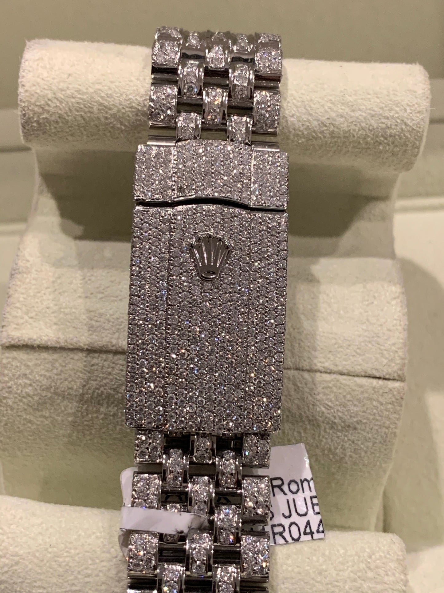 Opulent Rolex Datejust 41mm Diamond Honeycomb Jubilee Stainless Steel Watch